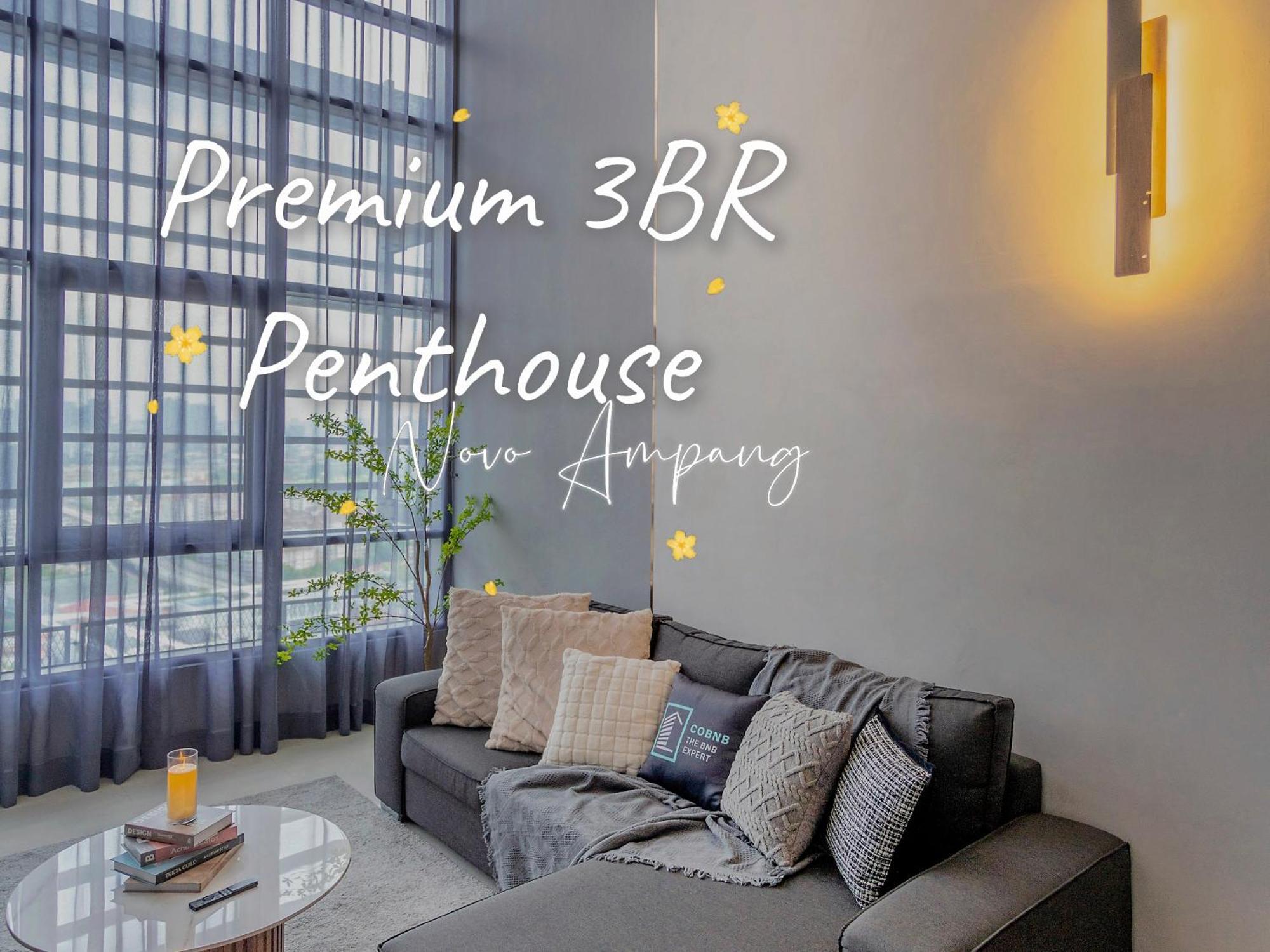 Pangsapuri Luxury Premium 3br Penthouse, Novo Ampang, By Cobnb *